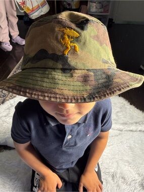 Jazz Fest Camo Bucket Hat with Patch Label